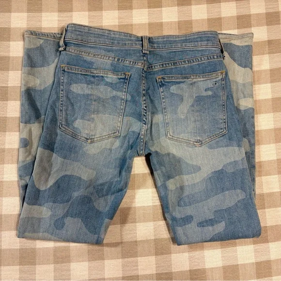 Rag & Bone Women's Light Blue Camo Skinny Jeans - Picture 9 of 12